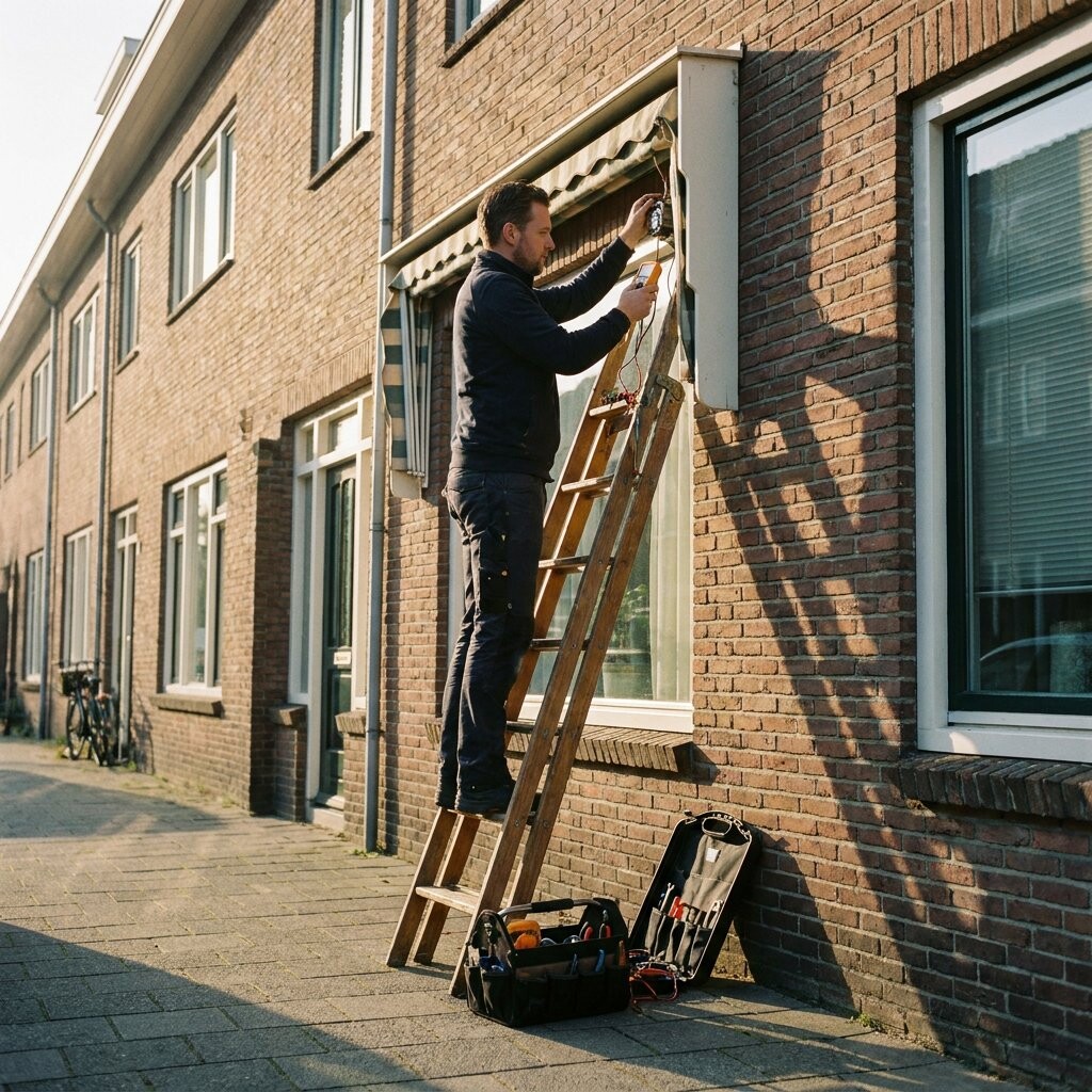 Kosten storingsdiagnose zonwering inspectie door monteur ter plaatse nova